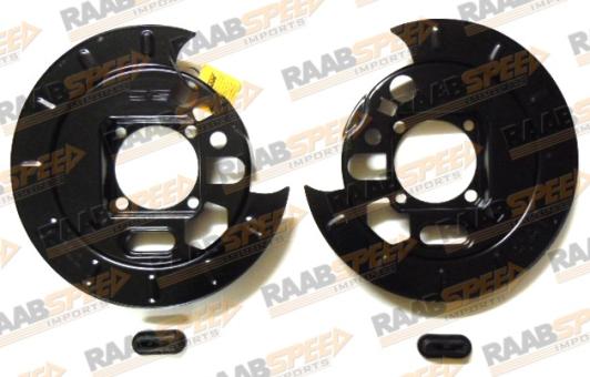 BACKING PLATE PAIR FOR REAR AXLE FOR GM-VEHICLES 02-09 