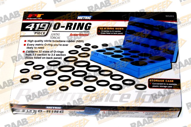 Raabspeed Imports | O-RING SEAL ASSORTMENT FOR US-VEHICLES 419 PIECES ( METRIC) | purchase online