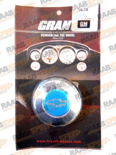 Raabspeed Imports, HORN BUTTON CHEVROLET BLUE FOR GRANT CLASSIC SERIES  STEERING WHEELS